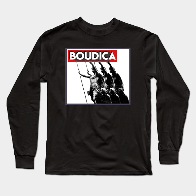 Boudica Queen of the Celts Long Sleeve T-Shirt by Aurora X